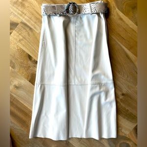 Zara A-line Skirt with belt.